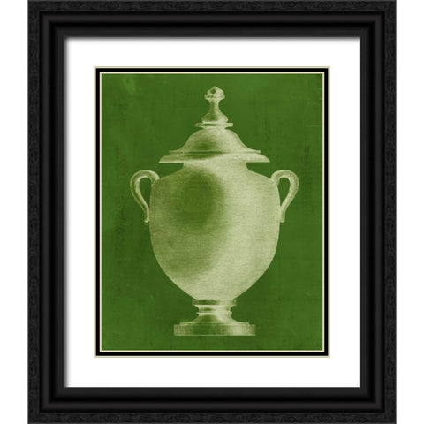 Modern Classic Urn IV Black Ornate Wood Framed Art Print with Double Matting by Vision Studio