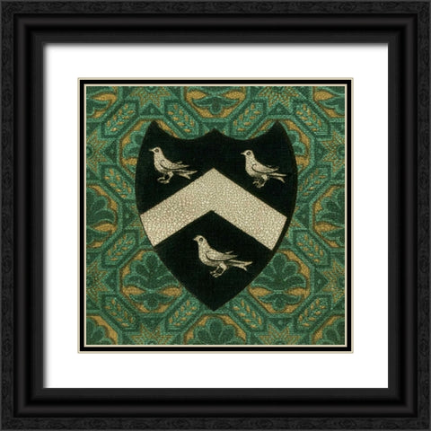 Noble Crest II Black Ornate Wood Framed Art Print with Double Matting by Vision Studio