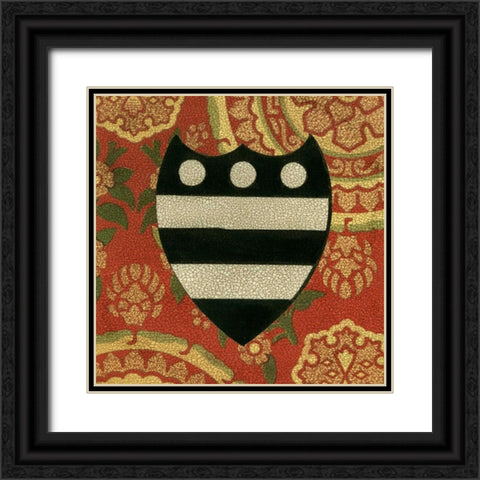 Noble Crest III Black Ornate Wood Framed Art Print with Double Matting by Vision Studio