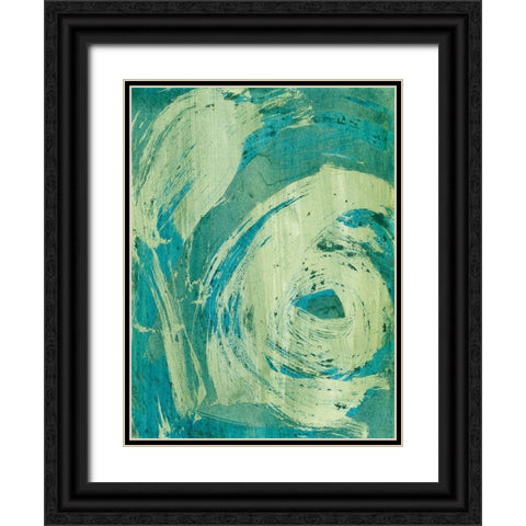 April Showers II Black Ornate Wood Framed Art Print with Double Matting by McMullen, Charles