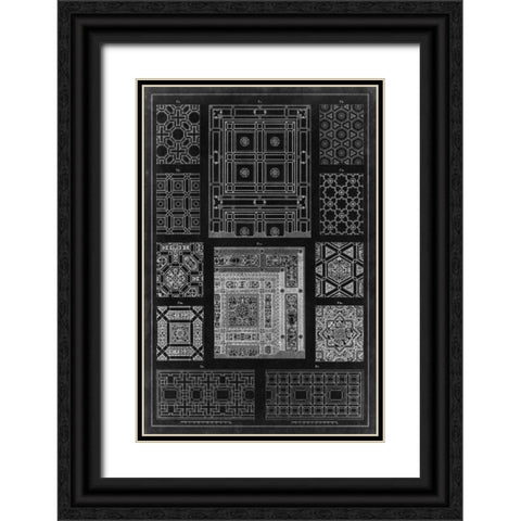 Graphic Architecture VI Black Ornate Wood Framed Art Print with Double Matting by Vision Studio