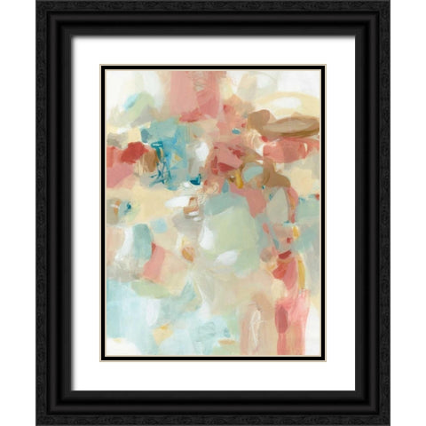 Rosewood Fences Black Ornate Wood Framed Art Print with Double Matting by Long, Christina