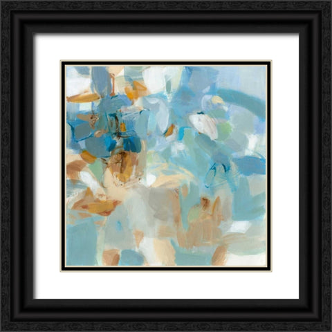 Sparkle Beach Black Ornate Wood Framed Art Print with Double Matting by Long, Christina