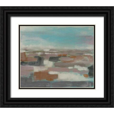 Sky Field II Black Ornate Wood Framed Art Print with Double Matting by Goldberger, Jennifer