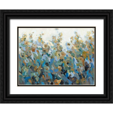 Anew I Black Ornate Wood Framed Art Print with Double Matting by OToole, Tim
