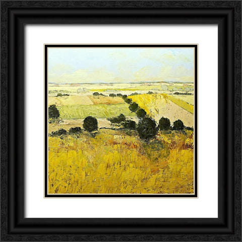 Summer End Black Ornate Wood Framed Art Print with Double Matting by Friedlander, Allan