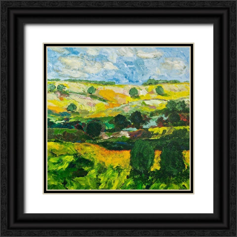 Over the Hills Black Ornate Wood Framed Art Print with Double Matting by Friedlander, Allan