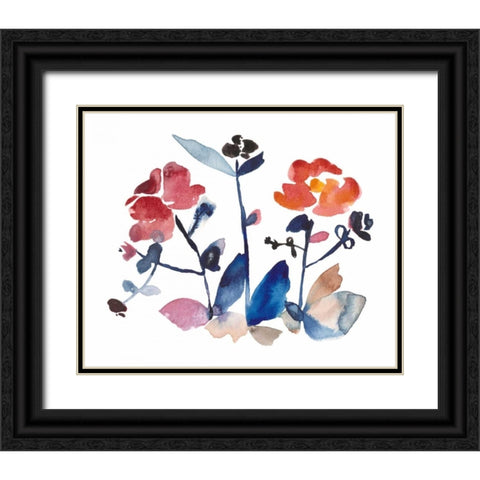Nouveau Boheme I Black Ornate Wood Framed Art Print with Double Matting by Mosley, Kiana