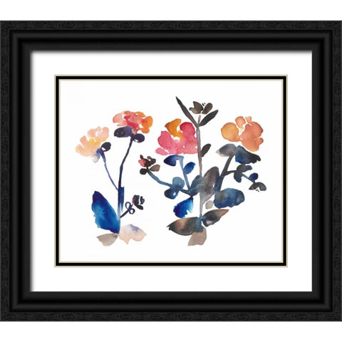 Nouveau Boheme III Black Ornate Wood Framed Art Print with Double Matting by Mosley, Kiana