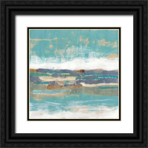 Letters from the Sea II Black Ornate Wood Framed Art Print with Double Matting by Goldberger, Jennifer