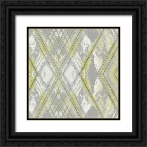 Argyle Watercolor III Black Ornate Wood Framed Art Print with Double Matting by Goldberger, Jennifer