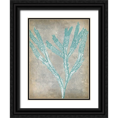 Spa Seaweed II Black Ornate Wood Framed Art Print with Double Matting by Goldberger, Jennifer