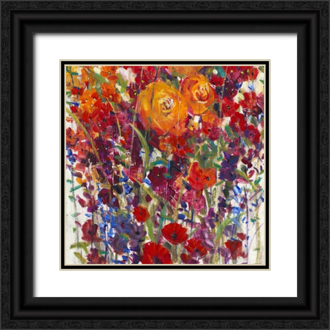 Mixed Bouquet III Black Ornate Wood Framed Art Print with Double Matting by OToole, Tim