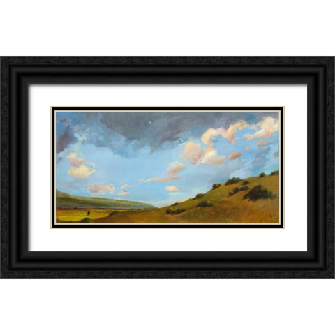 High Desert Light Black Ornate Wood Framed Art Print with Double Matting by DAgostino, Judith