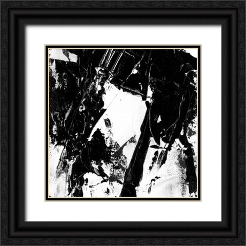 Sporadic IV Black Ornate Wood Framed Art Print with Double Matting by Harper, Ethan