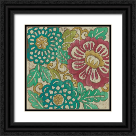 Summer Sakura I Black Ornate Wood Framed Art Print with Double Matting by Zarris, Chariklia