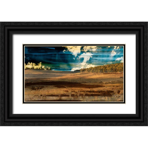 Big Sky Country Black Ornate Wood Framed Art Print with Double Matting by Jasper, Sisa