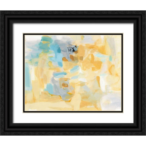 Sunshine Dreams Black Ornate Wood Framed Art Print with Double Matting by Long, Christina