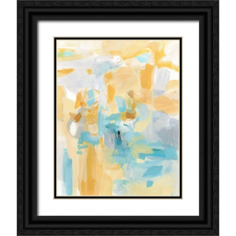 Summer Days Black Ornate Wood Framed Art Print with Double Matting by Long, Christina