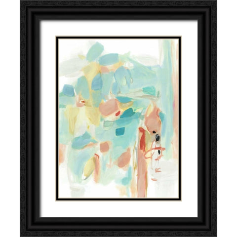 Delicate Whispers Black Ornate Wood Framed Art Print with Double Matting by Long, Christina