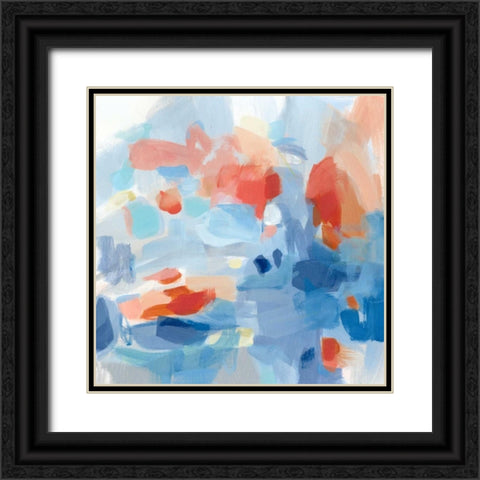 Monday Black Ornate Wood Framed Art Print with Double Matting by Long, Christina