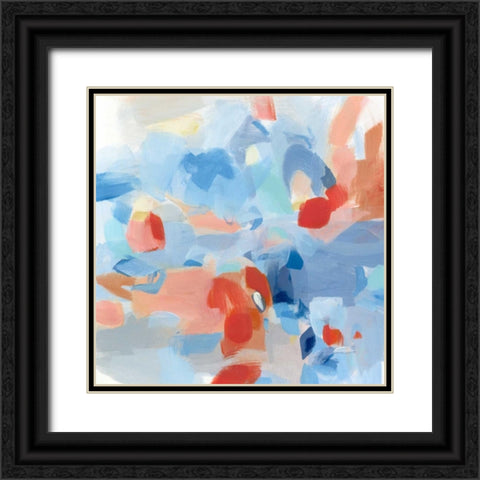 Sunday Black Ornate Wood Framed Art Print with Double Matting by Long, Christina