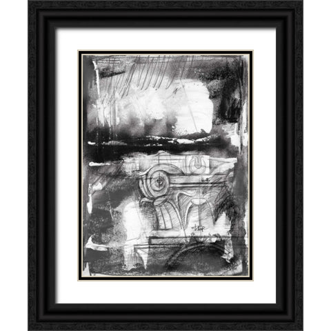 Interference II Black Ornate Wood Framed Art Print with Double Matting by Harper, Ethan