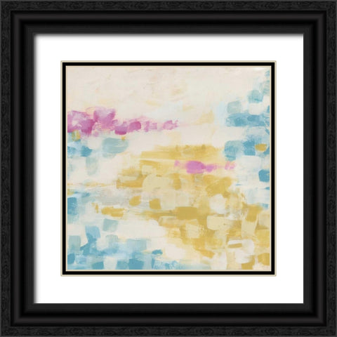 Surface Impression II Black Ornate Wood Framed Art Print with Double Matting by Vess, June Erica