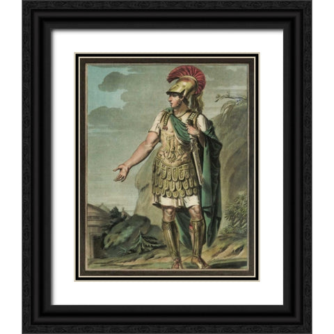 Theatrical Costumes II Black Ornate Wood Framed Art Print with Double Matting by Chery, M.