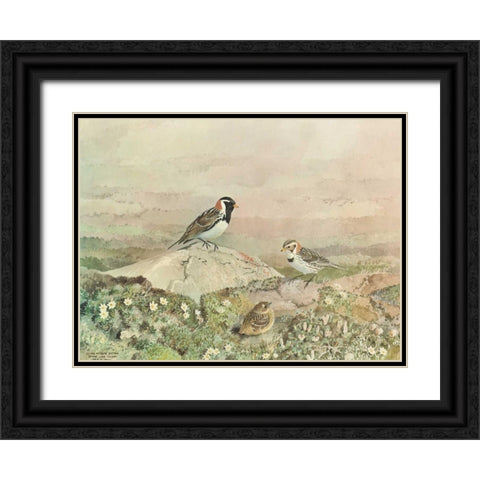 Gathering Black Ornate Wood Framed Art Print with Double Matting by Sutton, George