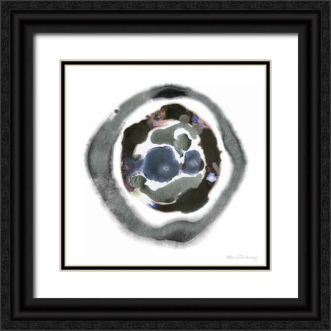 Meteorite II Black Ornate Wood Framed Art Print with Double Matting by Ludwig, Alicia