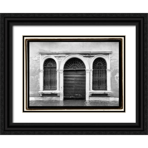 Hidden Passages Venice V Black Ornate Wood Framed Art Print with Double Matting by DeNardo, Laura