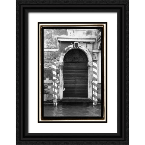 Hidden Passages Venice VI Black Ornate Wood Framed Art Print with Double Matting by DeNardo, Laura