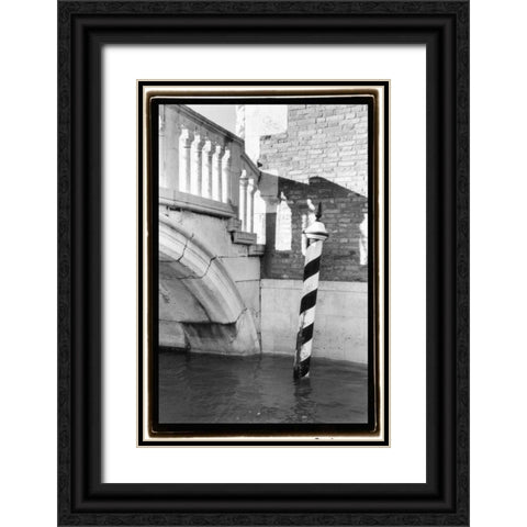 Hidden Passages Venice VII Black Ornate Wood Framed Art Print with Double Matting by DeNardo, Laura