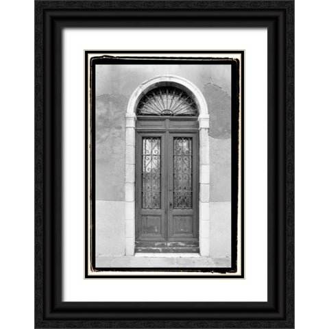 Venetian Doorways III Black Ornate Wood Framed Art Print with Double Matting by DeNardo, Laura
