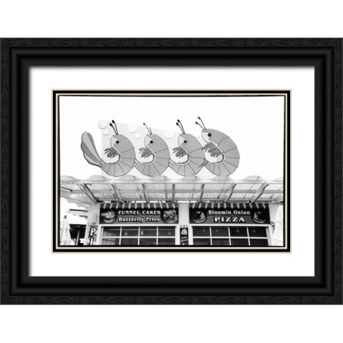 For Your Amusement III Black Ornate Wood Framed Art Print with Double Matting by DeNardo, Laura