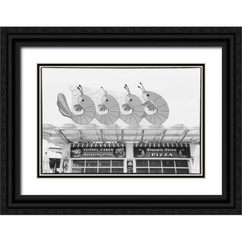 For Your Amusement III Black Ornate Wood Framed Art Print with Double Matting by DeNardo, Laura