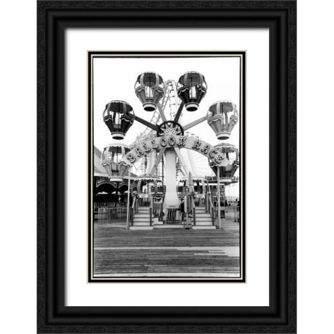 For Your Amusement IV Black Ornate Wood Framed Art Print with Double Matting by DeNardo, Laura
