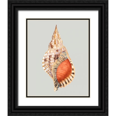 Giant Triton Black Ornate Wood Framed Art Print with Double Matting by Willett, Michael