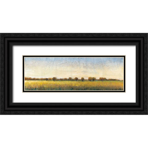 Flowering Meadow I Black Ornate Wood Framed Art Print with Double Matting by OToole, Tim