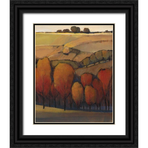 On the Ridge I Black Ornate Wood Framed Art Print with Double Matting by OToole, Tim