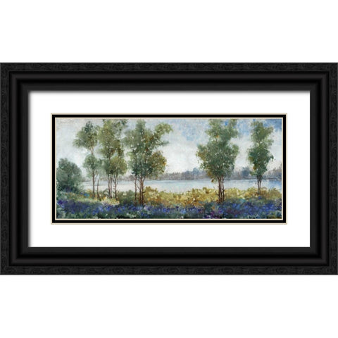 Country Retreat I Black Ornate Wood Framed Art Print with Double Matting by OToole, Tim