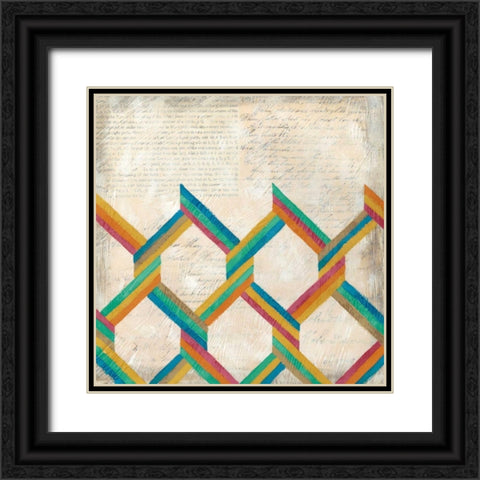 Twist and Shout I Black Ornate Wood Framed Art Print with Double Matting by Zarris, Chariklia