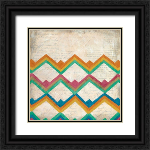 Twist and Shout II Black Ornate Wood Framed Art Print with Double Matting by Zarris, Chariklia