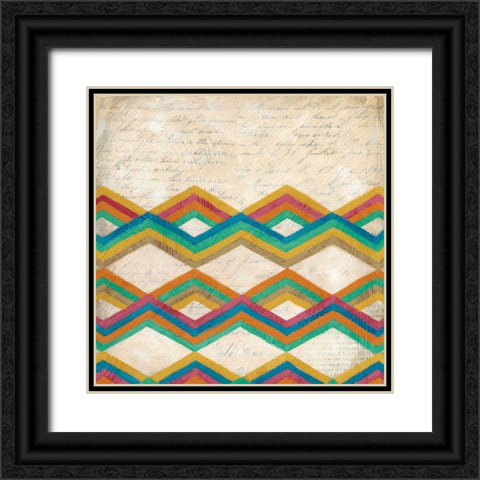 Twist and Shout IV Black Ornate Wood Framed Art Print with Double Matting by Zarris, Chariklia