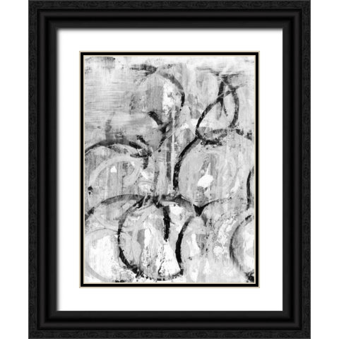 Buffalo I Black Ornate Wood Framed Art Print with Double Matting by Fuchs, Jodi