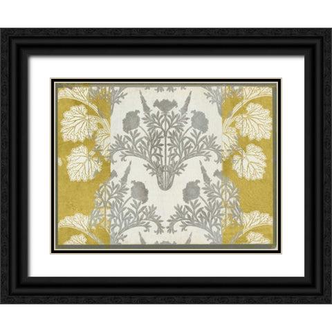 Book Back Design II Black Ornate Wood Framed Art Print with Double Matting by Goldberger, Jennifer