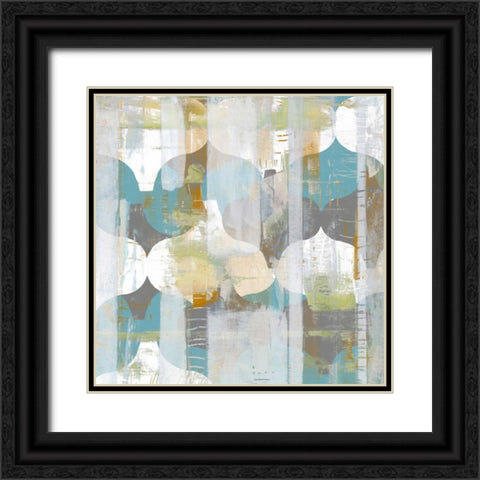 Arabesque Abstract I Black Ornate Wood Framed Art Print with Double Matting by Goldberger, Jennifer