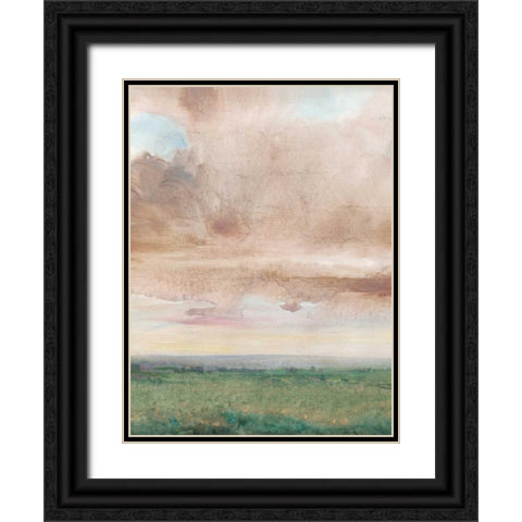 Sky Line III Black Ornate Wood Framed Art Print with Double Matting by OToole, Tim