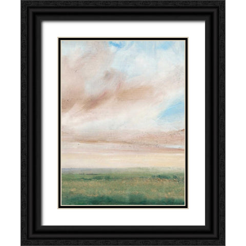 Sky Line IV Black Ornate Wood Framed Art Print with Double Matting by OToole, Tim
